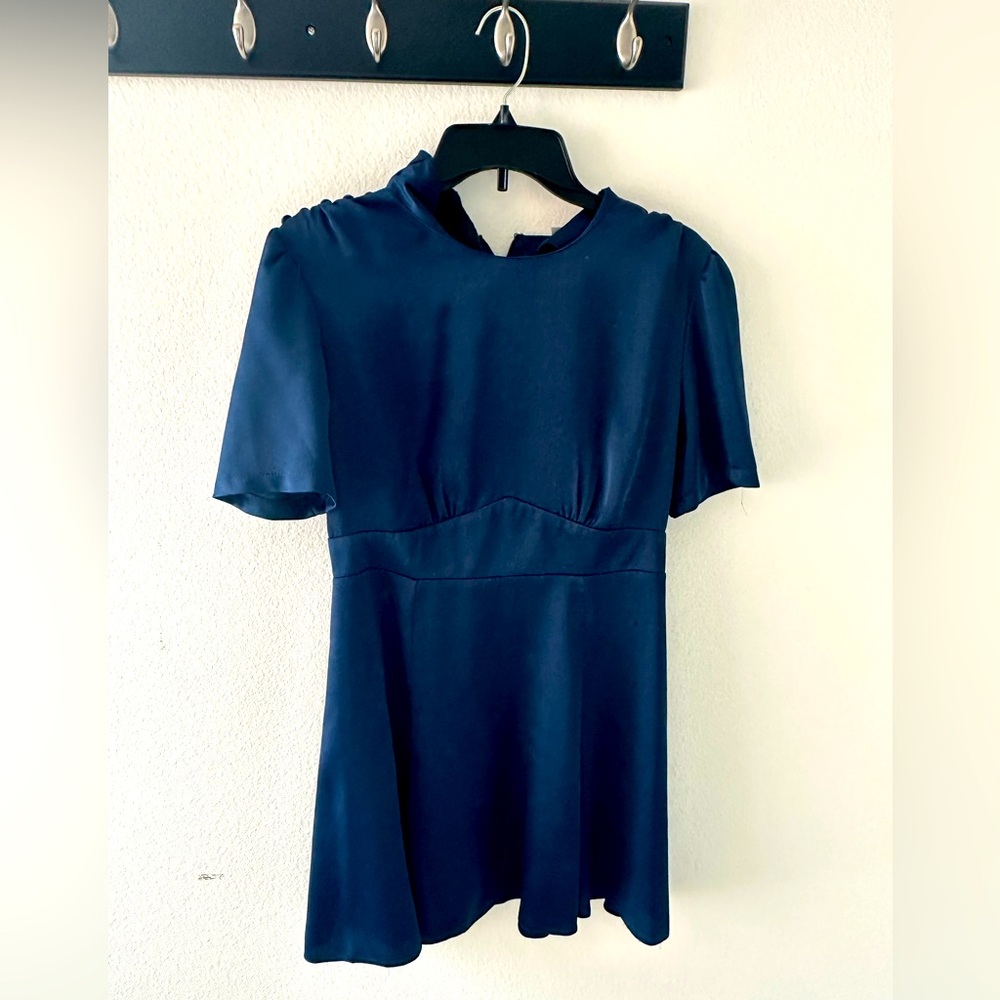 ASOS Mini Flare Dark Blue Cocktail dress